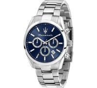 Maserati R8853151005 Attrazione Multifunction 43mm 5ATM GMT Quartz Unisex Blu...