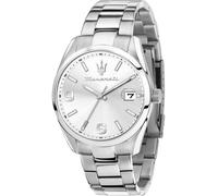 Maserati Attrazione R8853151014 - Man - 43 mm - Analogue - Quartz - Mineral Glass Silver 20 mm