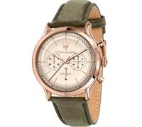 Maserati Men's Watch, Chronograph, Analogue, Leather Strap, Waterproof, Vintage Collection, Gift for Men - R8871633007