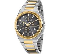 Maserati R8873653002 Velocita Slim Chronograph 41mm 5ATM Quartz Mens Grey Sil...
