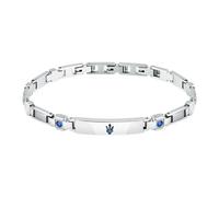 Maserati Men's Steel Bracelet, Sustainable Sapphires, Sapphire Collection - JM224AXO02