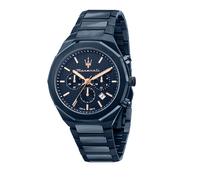 Maserati Stile Chronograph Blue Dial & Blue Stainless Steel Bracelet Watch