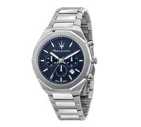 Maserati Stile Men's Blue Chronograph Dial Stainless Steel Bracelet Watch
