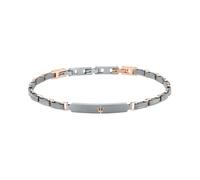 Maserati Titanium Men's Chain Bracelet | Steel, Grey, Rose-Gold, Size 19 + 3 cm
