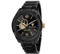 Maserati Traguardo Ceramic R8823150001 - Man - 45 mm - Analogue - Automatic - Mineral Glass Black 22 mm
