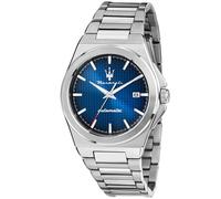 Maserati VELOCITÀ SLIM SS BR R8823153001 - Man - 45 mm - Automatic - Mineral Glass Blue 18 cm