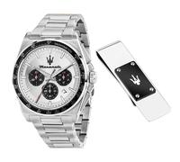 Maserati VELOCITÀ SS BR JEW R8873652009 - Man - 43 mm - Quartz - Mineral Glass Silver 18 cm