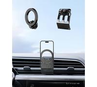 MaserWeller Car Phone Holder for Audi Q3 2019-2025 Accessories, 360° Rotation Phone Mount Compatible with MagSafe, Cell Phone Holder Does Not Affect Air Vent