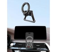 MaserWeller Car Phone Holder for BMW 5 Series 2017-2023 Accessories, 360° Rotation Phone Mount Compatible with MagSafe, Cell Phone Holder Does Not Affect Air Vent