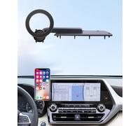 MaserWeller Car Phone Holder for Toyota Highlander 2020-2025 Accessories 8/12.3-Inch Screen Fixed Clip, 360° Rotation Phone Mount Compatible with MagSafe,Dashboard Original-Size Replacement Model