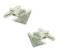 MasGemelos - Real Betis silver cufflinks