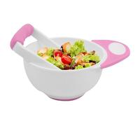 Mash Bowl for Food - Vegetable Masher Bowl & Feeder Set, Anti-Scalding PP Fruit Puree Maker | for Making Fish & Chicken Puree, Feeding Bowls with Thickened Grinding Rod Handle