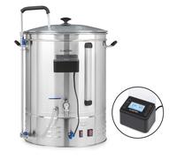 Brauheld Pro Mash Kettle 3300W 70L 30-100°C Circulating Pump Stainless Steel