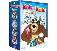 Masha et Michka-Le Coffret : Les Rois du Cirque + Graines d'artistes + La Journée des confitures + Le Petit Cheval bossu