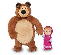Masha & The Bear 12 cm Doll With 25 cm Soft Toy Bear Twin Pack