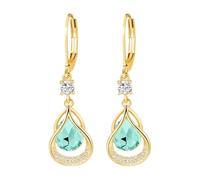 Mashaouyo Gold Earrings For Women Earrings Dangling Stud Sapphire Blue Amethyst Earringssilver Cubic Zirconia Stud Gold Girls Cute For Women (C-A, One Size)