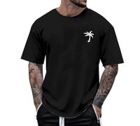 Mashaouyo Mens Shirts Short Sleeve Casual Oversized T Shirt Men Gym Tshirts Men UK Shiteshirts Cooling T Shirts for UK V Neck Mens Polo Shirt Short Sleeve Casual Adult Sweatshirts Black