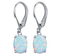 Mashaouyo Sterling Silver Studs Earring For Women Silver Earring For Women Droplets Jewellery Earrin Womens Birthday Personalised Earrin (Silver-B, One Size)