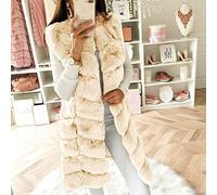 Mashaouyo Women Long Waistcoat For Uk Waistcoat Gilets Fleece Gilet Lightweight Size White Gilet Ladies Waistcoats Ladies Fleece Gilets Vest Petite Outerwear Vest Cardigan