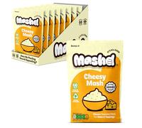 Mashd Cheesy Mash Potato Mash Potato Pouch - Pack of 8 x 140g - Instant Side Dish In One Minute, Just Add Hot Water. 32 Total Servings