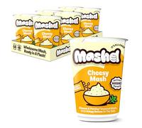 Mashd Cheesy Mash Potato Pot - Pack of 6 x 60g - Instant Meal In One Minute, Just Add Hot Water