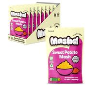 Mashd Sweet Potato Mash Potato Pouch - Pack of 8 x 140g - Instant Side Dish In One Minute, Just Add Hot Water. 32 Total Servings