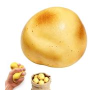 Mashed Potato Squishy, Realistic Food Squishy Potato, Potato Handmade Fidget Toy Squeeze Shapeable for Anxiety Relief, Handmade Fidget Squeeze Ball (1 Pcs)