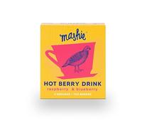 Mashie - Raspberry & Blueberry Tea Puree 4 x 40ml | Fruit Syrup for Tea & Water, Berry Drink Mix, Flavoured Drink Enhancer