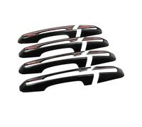MASHRGX Exterior Door Handles for Jaguar for E-PACE XE XF XFL for F-Pace Exterior Side Door Handle Cover Trim (Black)