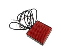 MASHRGX For Infiniti Q50 2020 2019 2018 Car Rear Bumper Diffuser Red Brake Light Lamp