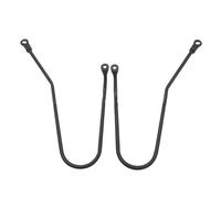 MASHRGX Motorcycle Pannier Rail Saddlebag Supports For Triumph For Bonneville T120 T100 For Thruxton 1200 For Street Twin/Cup 2016-2023 Rear Cargo Carrier(Black)