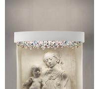 Masiero Ola A2 OV70 wall lamp white/coloured cold crystals