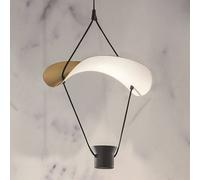 Masiero Vollee S1 P LED hanging light, 44 cm, up, gold