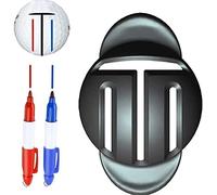 MASINIES Golf Line Marker with Maker Pen, Practice Golf Training Equipment Aids Golf Accessories Golf Ball Alignment Tool Drawing Marking Stencil