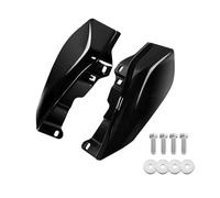 MASION Motorcycle Mid Frame Air Deflectors Heat Shield Deflectors Compatible for Harley Touring Street Glide Road Glide Electra Glide Road King Tri Glide 2009-2018, Black