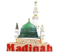 Masjidal-Madinah Saudi Arabia Refrigerator Magnet 3D Travel Souvenir Fridge Decoration Magnetic Sticker Craft Collection