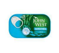 MASJohn West Sardines in Brine 120g Box of 12-Fd