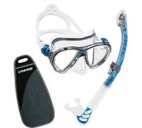 Cressi Big Eyes Evolution & Alpha Ultra Dry Clear/Blue