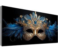 Mask Diamond Art for Kids, 5D Diamond Painting Abstract, Dimond Art for Adults Beginners, Full Drill DIY Diamond Paintings Mosaic Kits, Cross Stitch Embroidery Kits for Home Decor Gifts 40x70cm C2-581