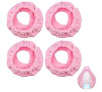 Mask Liners for CPAP 4Pcs Soft Elastic Mask Cushion Covers for Most Full Face Masks CPAP Mask Liners (Pink)