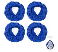 Mask Liners for CPAP 4Pcs Soft Elastic Mask Cushion Covers for Most Full Face Masks CPAP Mask Liners (Blue)