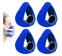 Mask Liners Soft Mask Cushion Covers for CPAP Reusable Face Cushion Pads Elastic Mask Liners Reduces Air Leaks Fits for Most Full Face CPAP Masks 4 Pcs