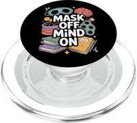 Mask Off Mind On Funny Neurodivergent Unmasking PopSockets PopGrip for MagSafe