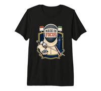 MASK ON Focus Fencing Practice Gear Premium T-Shirt