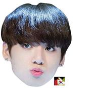Mask Pack - Jungkook (Jeon Jung-kook) Bangtan Boys Single 2D Card Party Mask - includes 6x4 inch (15cm x 10cm) Star Photo