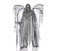 Mask Paradise 80087 Angel Of Death (Man) Costume, Without, Gray, Standard Size
