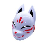 Mask Set - Face Mask | Halloween Cosplay Cover | Fox Cover | Hair Accessories Masquerade Costume Haircuts in Mouth | Unpainted, Cospla Animal Face Wrap