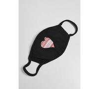 Mask Urban Classics Christmas Heart Noir TU
