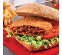 MASKaterVeg Spicy Bean Burger (Breaded)-24x100g-Food