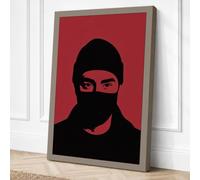 Masked Identity Modern Canvas Wall Art Print 24x16 Inch (61 x 41 cm)